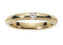 Alliance 3 mm - Or jaune 18 carats & Diamant - FERIEL By Fair'belle