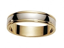 Alliance Mariage 2 Ors -  5 mm - 9 carats - VIDLI By Fair'belle