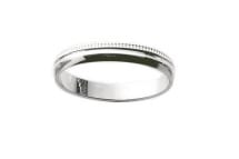 Alliance Mariage 3 mm - Or blanc 18 carats - 3 mm - PERLETTI By Fair'belle