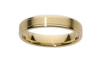 Alliance Mariage 4,5 mm - Or jaune 18 carats - DAMIAN By Fair'belle
