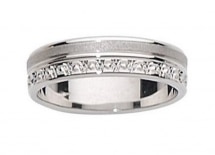 Alliance Mariage 5 mm - Or blanc 18 carats - NELIA By Fair'belle