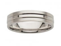 Alliance Mariage 5 mm - Or blanc 9 carats - TEVIN By Fair'belle