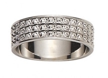 Alliance Mariage 6 mm - Or blanc 9 carats - ILLONA By Fair'belle