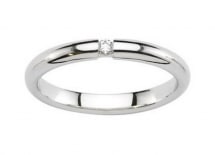 ARRIDA - Alliance Diamant 3 mm - Or blanc Palladié 18 carats & Diamant By Fair'belle