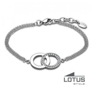 Bracelet Cercle Cristaux / Acier LOTUS STYLE Bijoux
