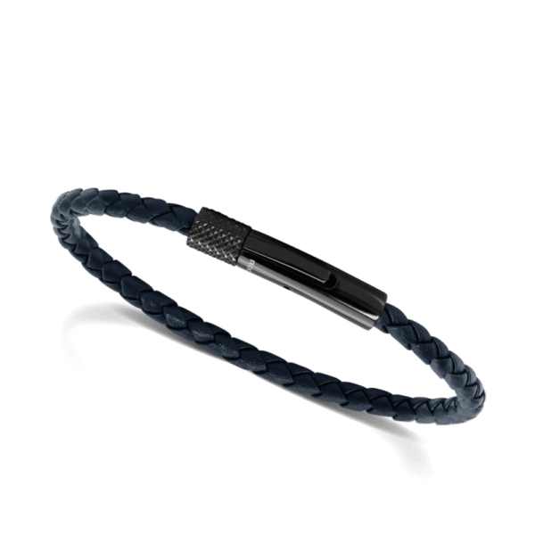 Driver cuir marine