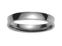 EMMELE - Alliance Mariage 4 mm - Or blanc 9 carats By Fair'belle