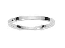 GRATIA - Alliance Mariage 2 mm - Or blanc 9 carats By Fair'belle