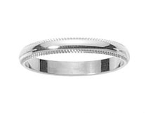 LIDY - Alliance Or Blanc 18 carats - 3 mm By Fair'belle