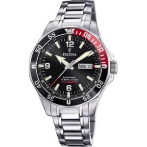 MONTRE FESTINA AUTOMATIC F20478/5 ACIER, MAILLONS EN ACIER INOXYDABLE, HOMME