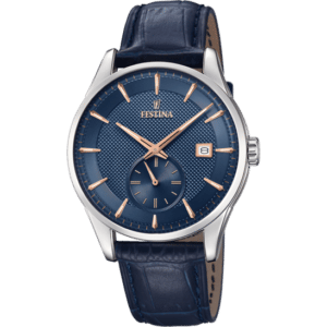 MONTRE FESTINA RETRO F20277/2 BLEU, CUIR, HOMME