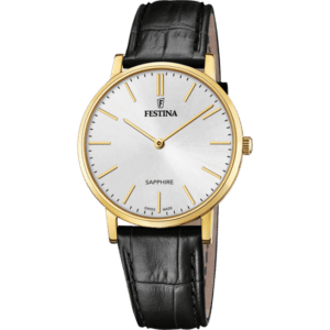 MONTRE FESTINA SWISS MADE F20016/1 NOIR, CUIR, HOMME