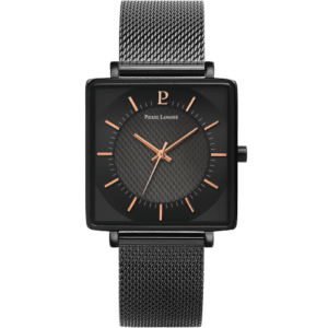 Montre homme LeCaré 211J438 acier milanais noir
