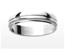 POLINA - Alliance Or Blanc  - 9 carats - 4 mm By Fair'belle