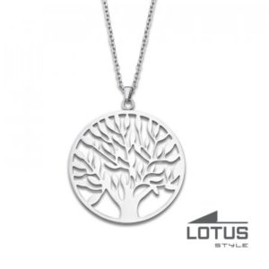 Sautoir ARBRE DE VIE Acier LOTUS STYLE Bijoux