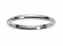 SONEVA - Alliance Mariage 2 mm - Or Blanc 9 carats By Fair'belle