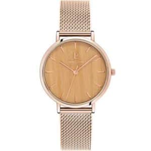 Montre Acier Milanais Doré Rose