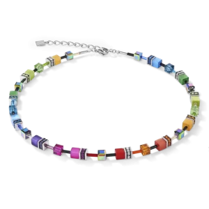 Collier Geocube multicolore