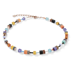 Collier Geocube multicolore