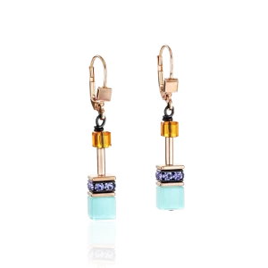 Boucles d'oreille multicolore