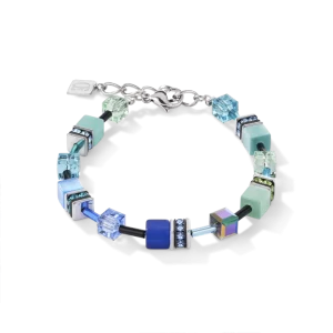 Bracelet Geocube Bleu Vert