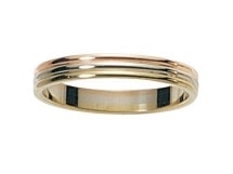 KANDICE - Alliance Mariage 3 Ors - 9 carats - 3 mm By Fair'belle