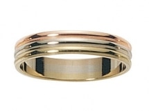KANDICE - Alliance Mariage 3 Ors - 9 carats - 4,5 mm By Fair'belle