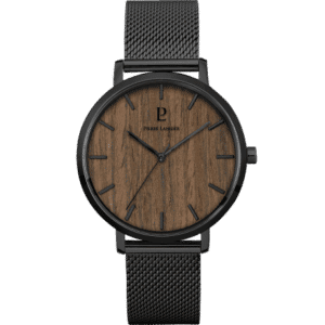 Montre Homme Nature 241D388 acier milanais noir