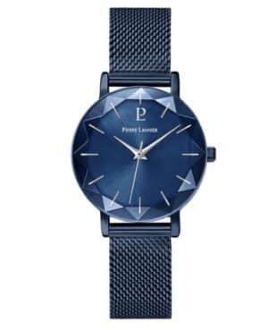 Montre Femme MULTIPLES Cadran Bleu Bracelet Acier Milanais Bleu Ref 010P968