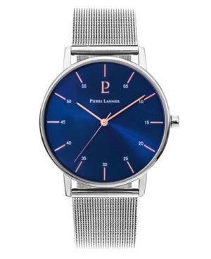 Montre Homme CITYLINE Cadran Bleu Bracelet Acier milanais Argenté Ref 202J168