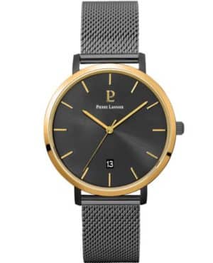 Montre Homme ECHO Cadran Gris Bracelet Acier Milanais Gris Ref 259F488