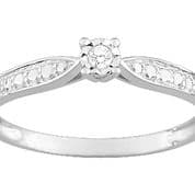 Bague or gris 375 Diamant 0.03 OZA059GB4-54