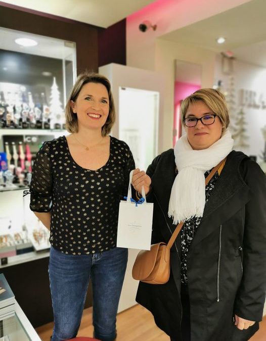 Félicitations à Virginie qui a eu la chance de gag…