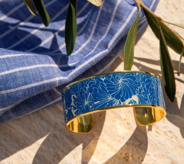 Jonc 2 cm Cancan Bleu Mykonos – Image 3