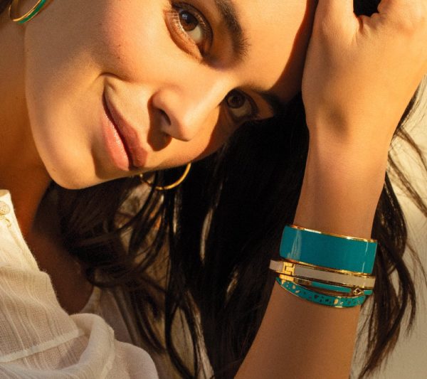 Jonc 2 cm Bangle Bleu Lagon – Image 3