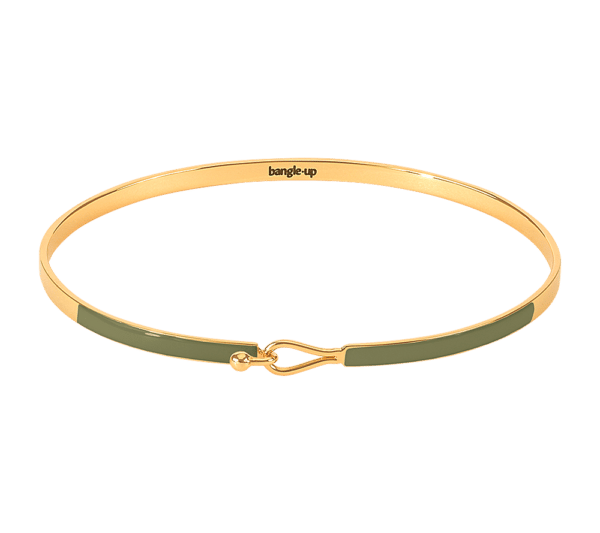 Bracelet Lily vert olive