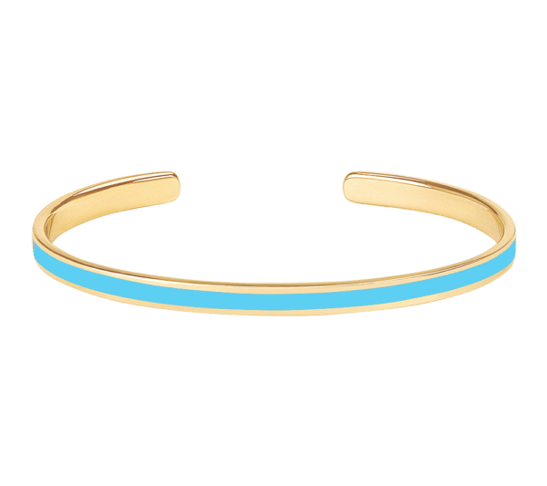 Jonc Bangle Bleu Azur