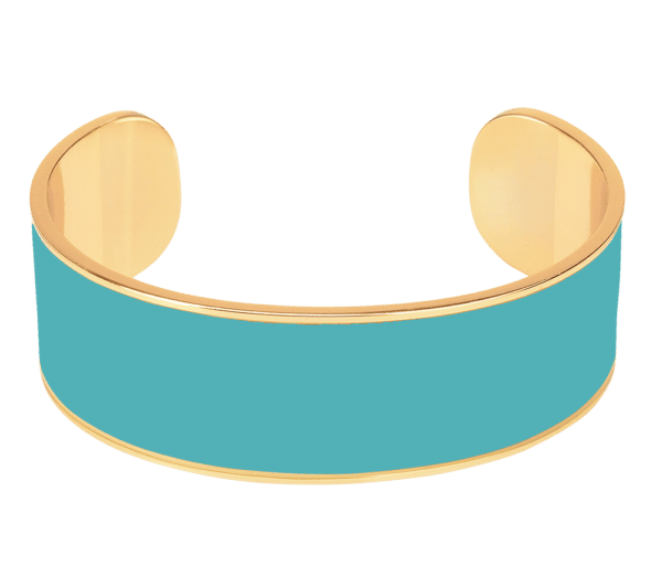 Jonc 2 cm Bangle Bleu Lagon