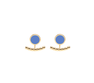 Boucles d'Oreilles Comete Bleu Mykonos