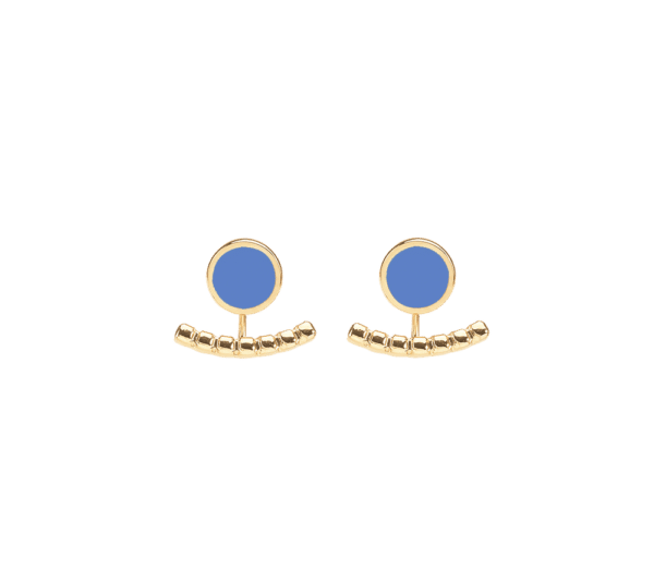 Boucles d'Oreilles Comete Bleu Mykonos