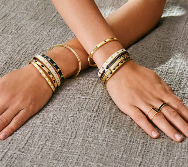 Jonc Bangle Bleu Nuit – Image 3