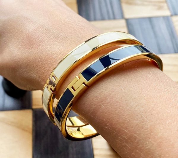 Bracelet Bangle Bleu Nuit – Image 3