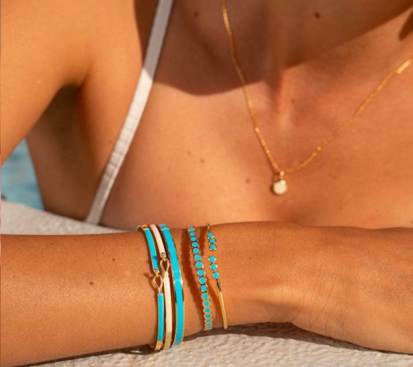 Bracelet Lily Bleu Azur – Image 2