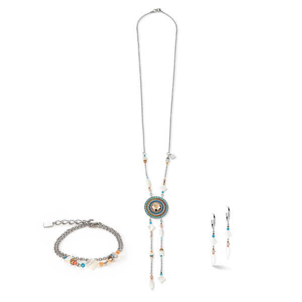 Boucles d'oreille Amulette Boho Multi Wear multicolour spring – Image 4