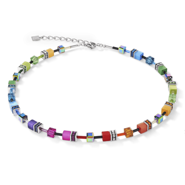 Collier GeoCUBE® multicolore rainbow