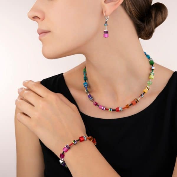 Collier GeoCUBE® multicolore rainbow – Image 3