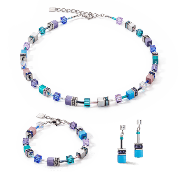 Bracelet GeoCUBE® Iconic turquoise-mauve – Image 2